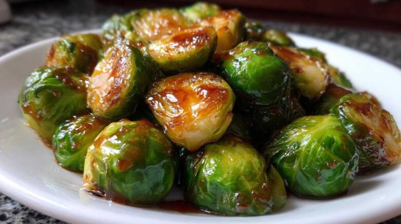 Hot Honey Brussels Sprouts (Addictive Veggie Side)