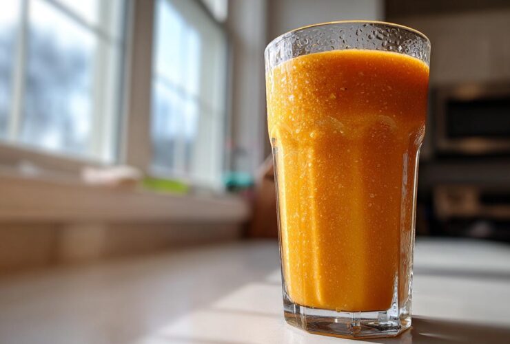 Immune Boosting Orange Ginger Smoothie (Kid-Friendly)