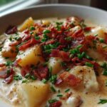Instant Pot Loaded Baked Potato Chowder (Set and Forget)
