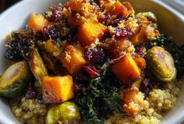 January Harvest Bowl (Seasonal Winter Veggies Galore)