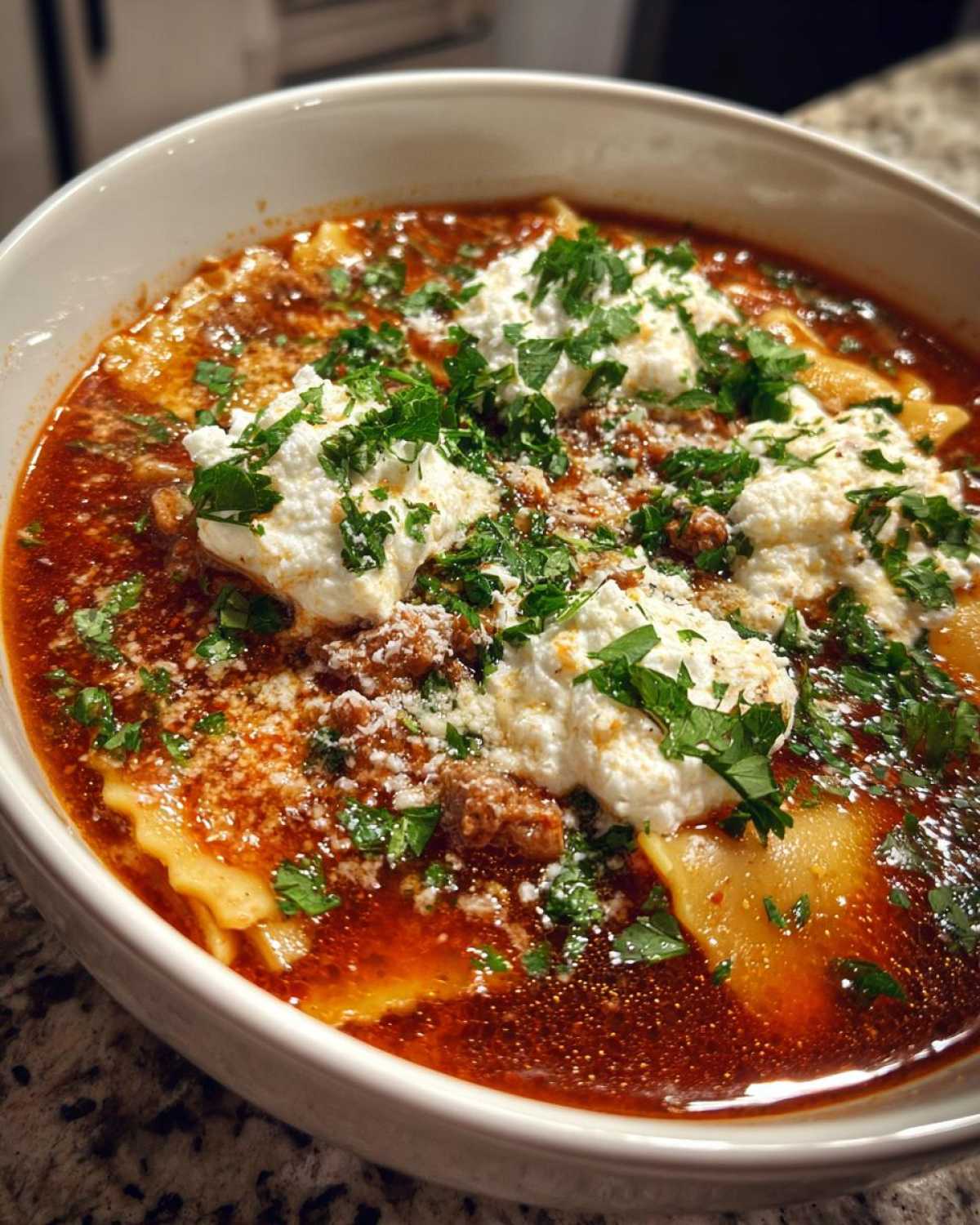 Lasagna Soup: All the Comfort, Half the Effort - detail 2