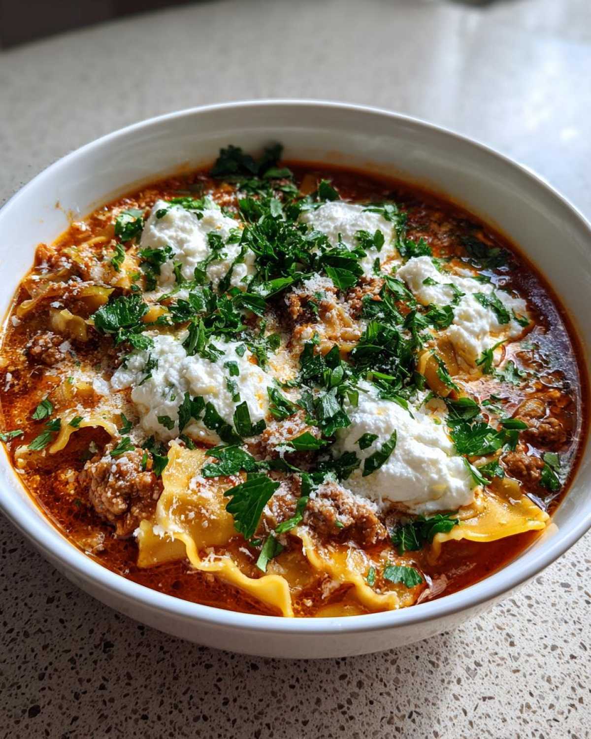 Lasagna Soup: All the Comfort, Half the Effort - detail 3