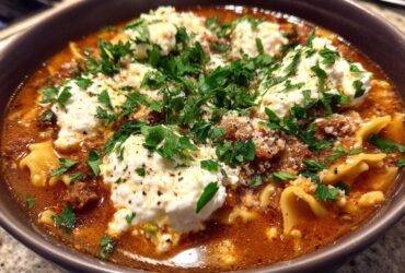 Lasagna Soup: All the Comfort, Half the Effort
