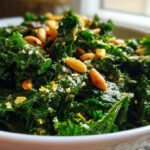 Lemon Garlic Kale Salad (New Year Detox in a Bowl)
