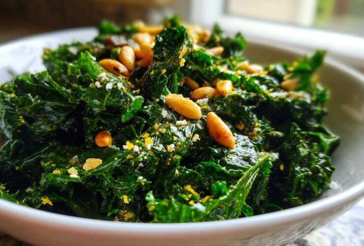 Lemon Garlic Kale Salad (New Year Detox in a Bowl)