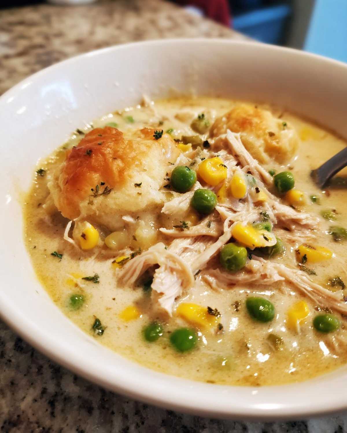 Lightened-Up Chicken Pot Pie Soup (All the Flavor!) - detail 3