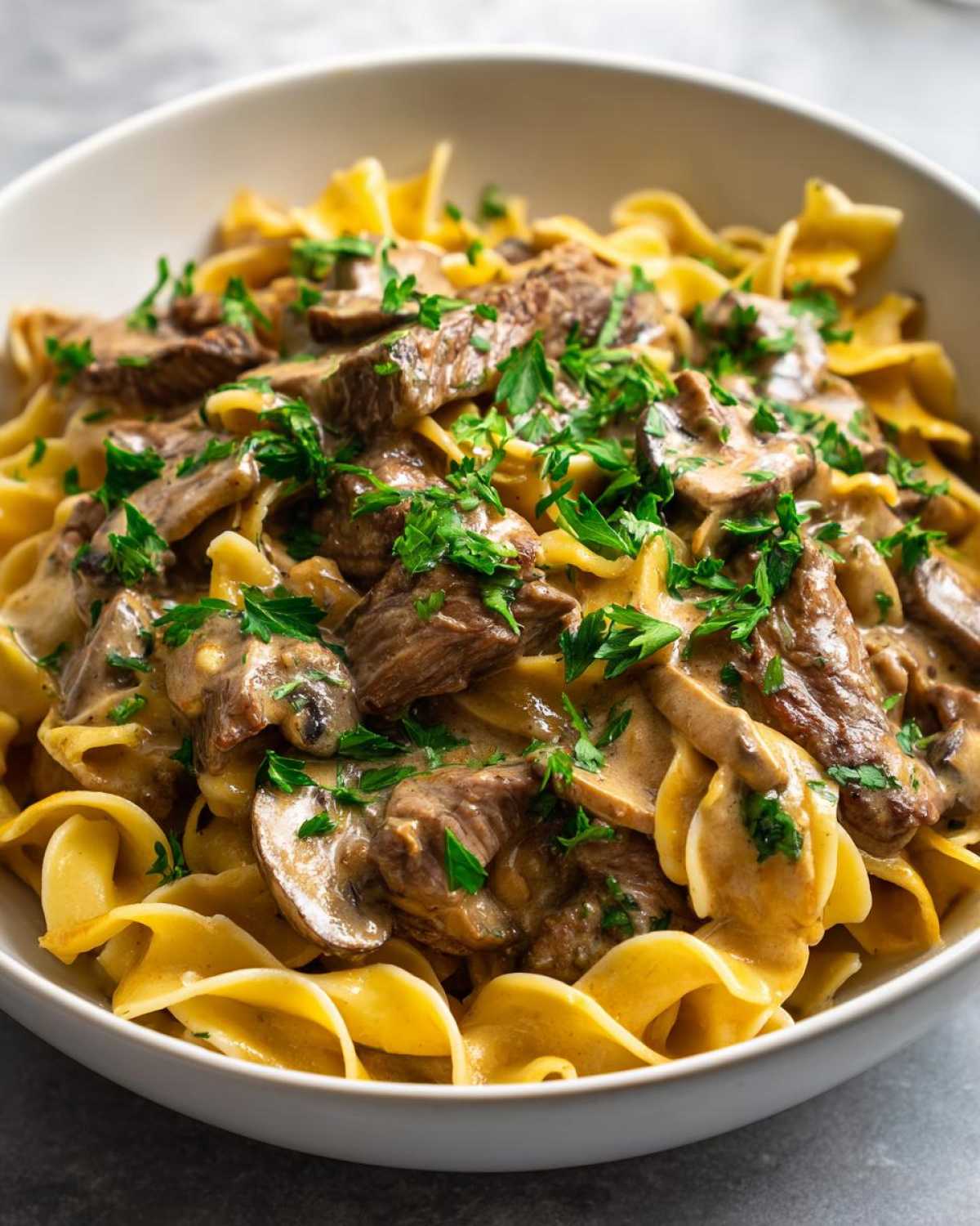 Lighter Beef Stroganoff with Greek Yogurt (Comfort Swap) - detail 1