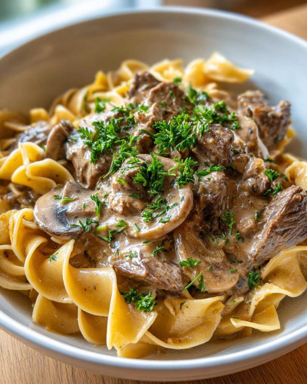 Lighter Beef Stroganoff with Greek Yogurt (Comfort Swap) - detail 4