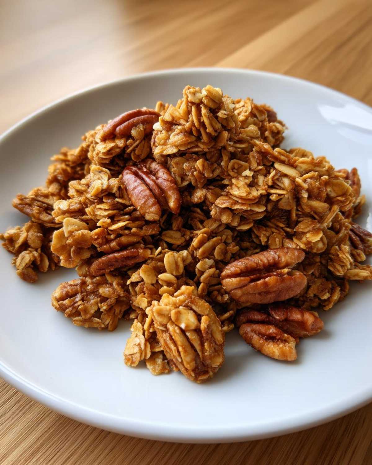 Maple Pecan Granola to Jazz Up January Mornings - detail 2