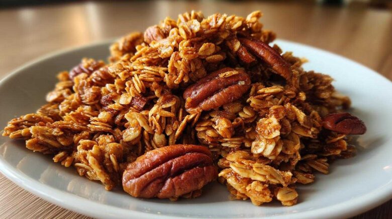Maple Pecan Granola to Jazz Up January Mornings