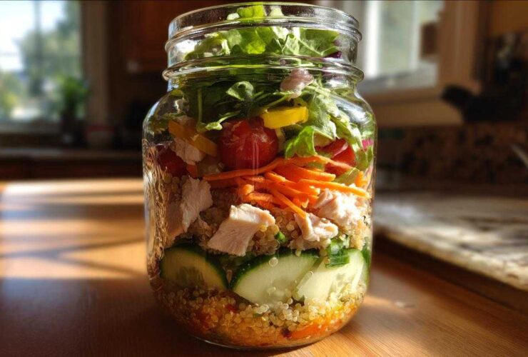 Mason Jar Salad for a Week of Lunches (No Boredom)