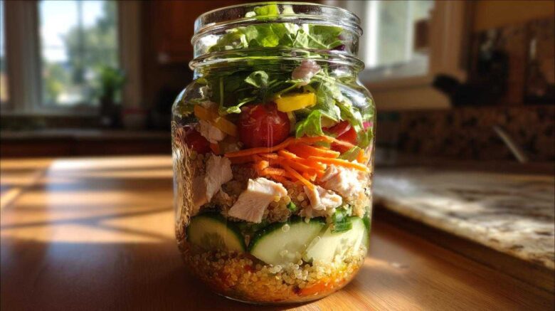 Mason Jar Salad for a Week of Lunches (No Boredom)