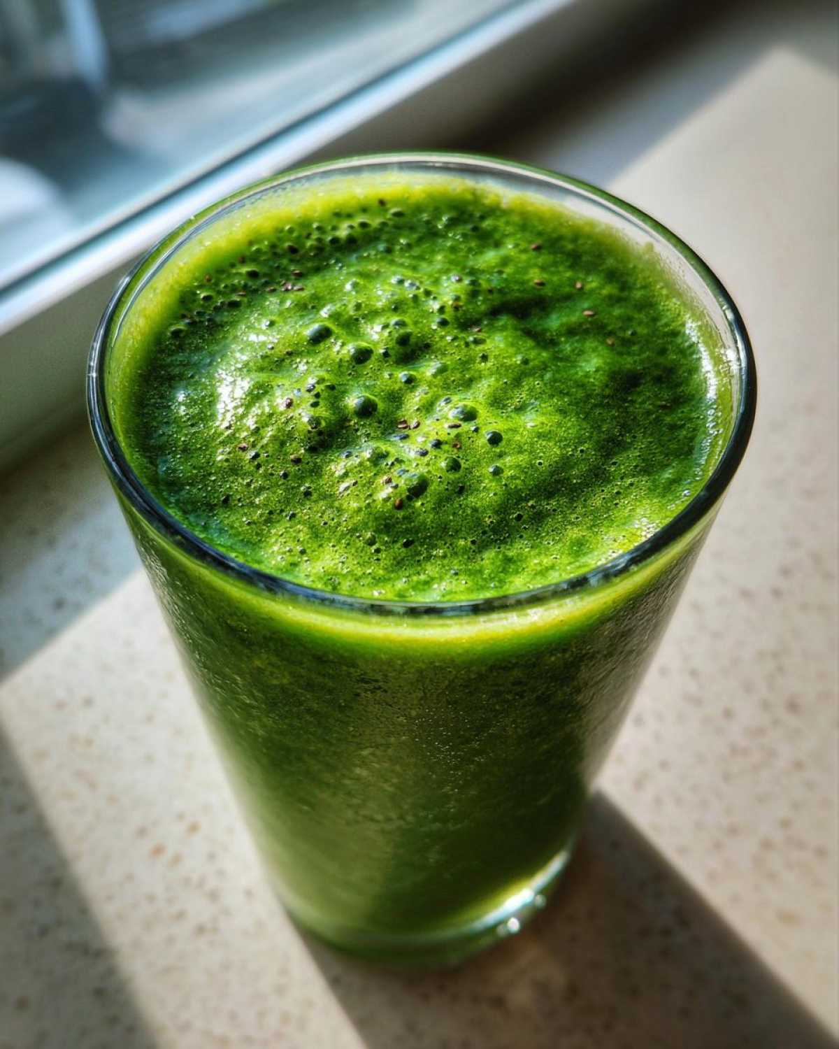 New Year Detox Green Smoothie (Energy Boosting!) - detail 2