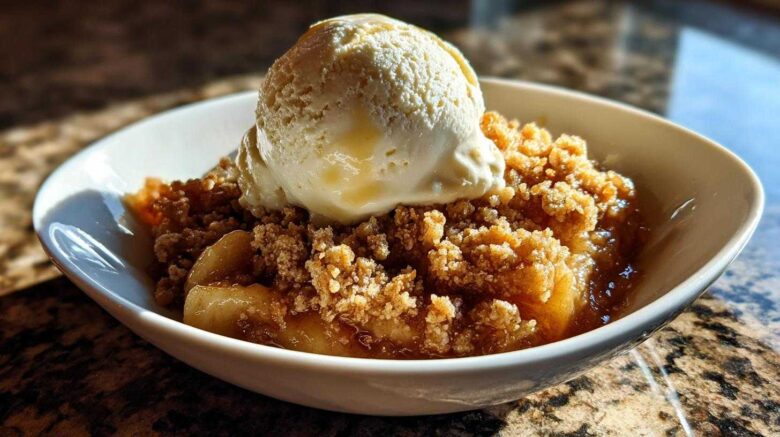 One-Bowl Apple Crumble (Cozy & Low Sugar)