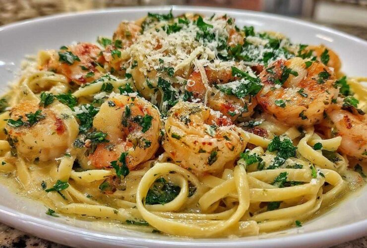 One-Pan Garlic Shrimp Pasta (No Cleanup Required)