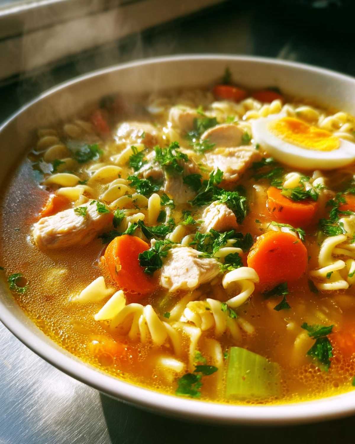One-Pot Chicken Noodle Soup (Classic Winter Remedy) - detail 4
