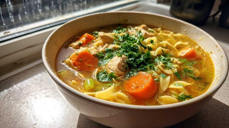 One-Pot Chicken Noodle Soup (Classic Winter Remedy)