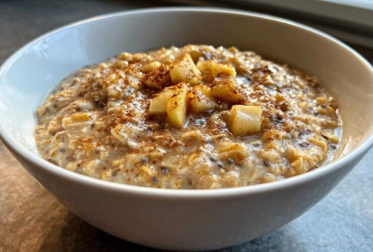 Overnight Oats with Chia That Taste Like Apple Pie