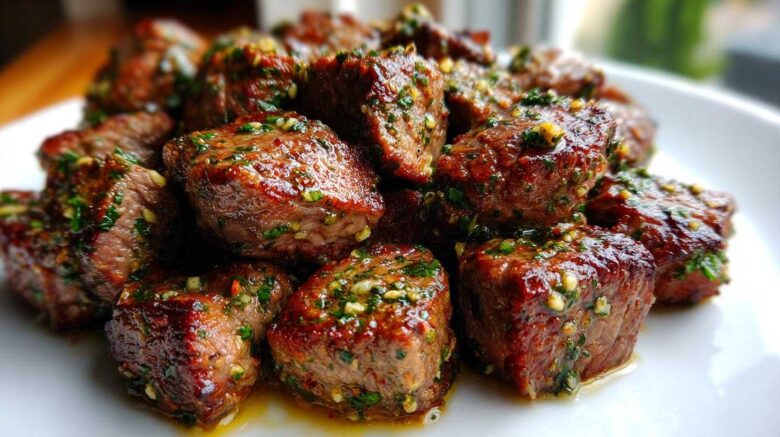 Pan-Seared Steak Bites with 5-Min Garlic Butter