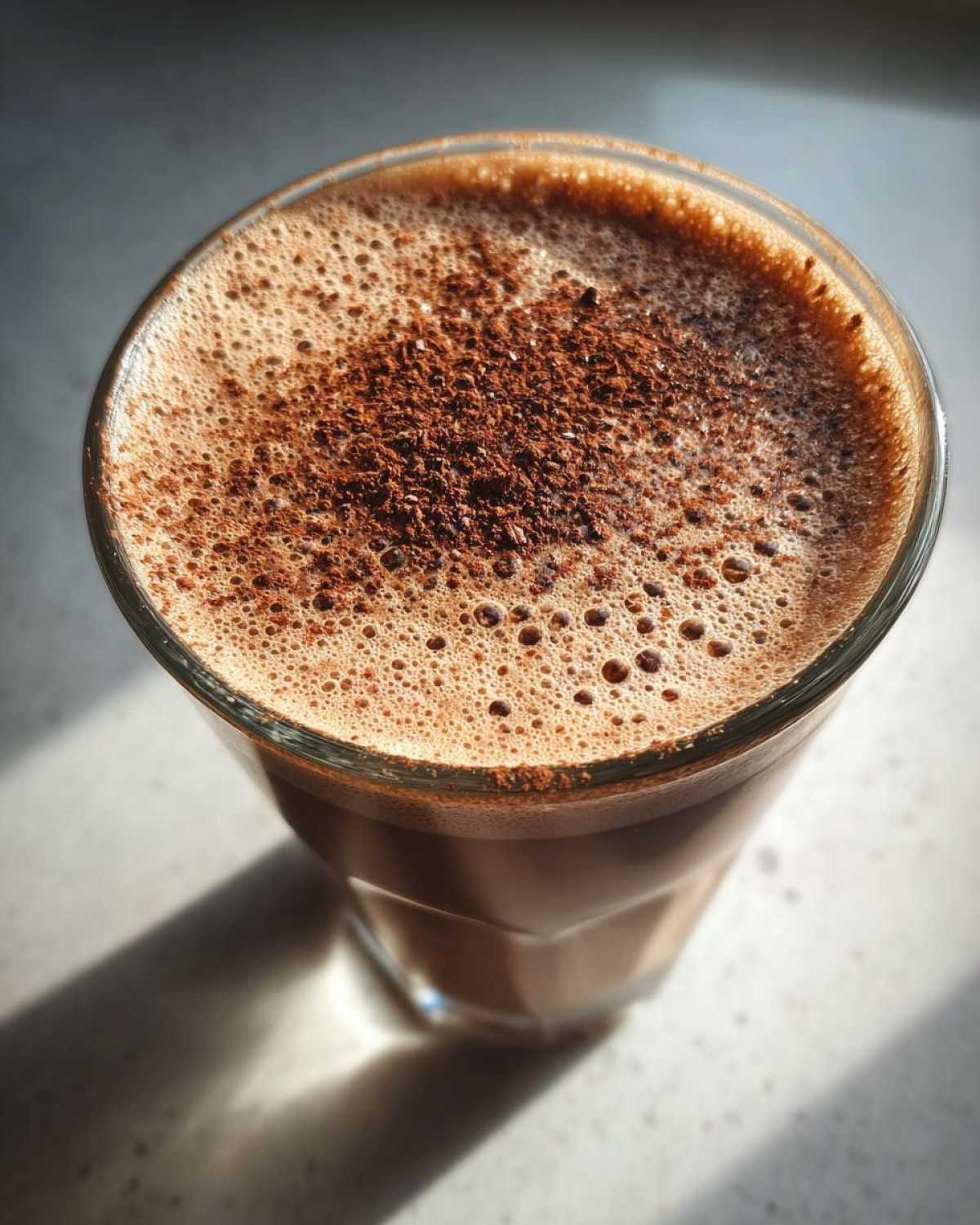 Peppermint Mocha Protein Shake (Dessert for Breakfast) - detail 2