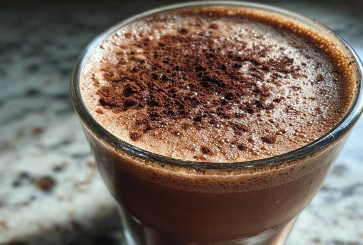 Peppermint Mocha Protein Shake (Dessert for Breakfast)