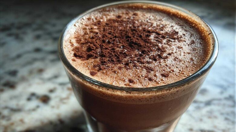 Peppermint Mocha Protein Shake (Dessert for Breakfast)