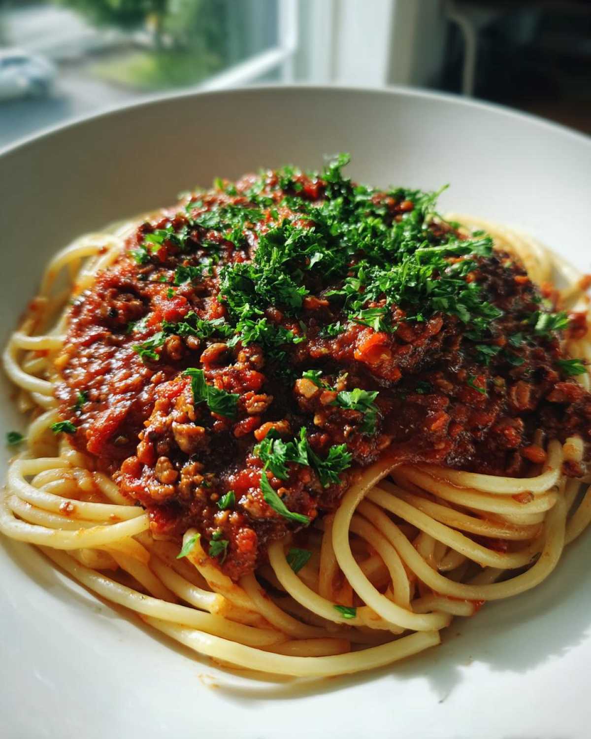 Plant-Based Bolognese with Mushrooms and Walnuts - detail 3
