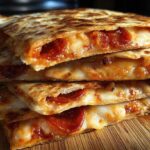 Quick Pepperoni Pizza Quesadillas (Kid-Approved!)