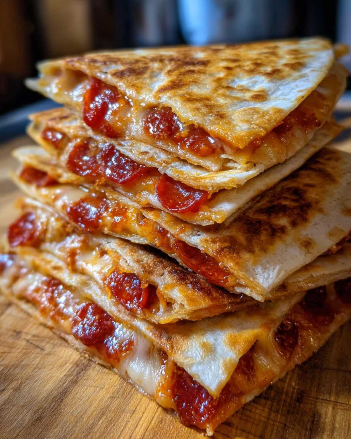 Quick Pepperoni Pizza Quesadillas (Kid-Approved!) - detail 2