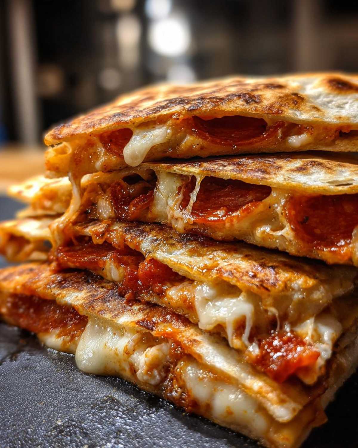 Quick Pepperoni Pizza Quesadillas (Kid-Approved!) - detail 4