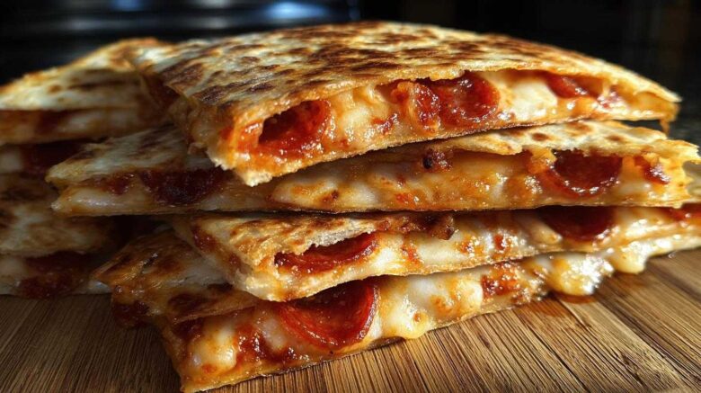 Quick Pepperoni Pizza Quesadillas (Kid-Approved!)