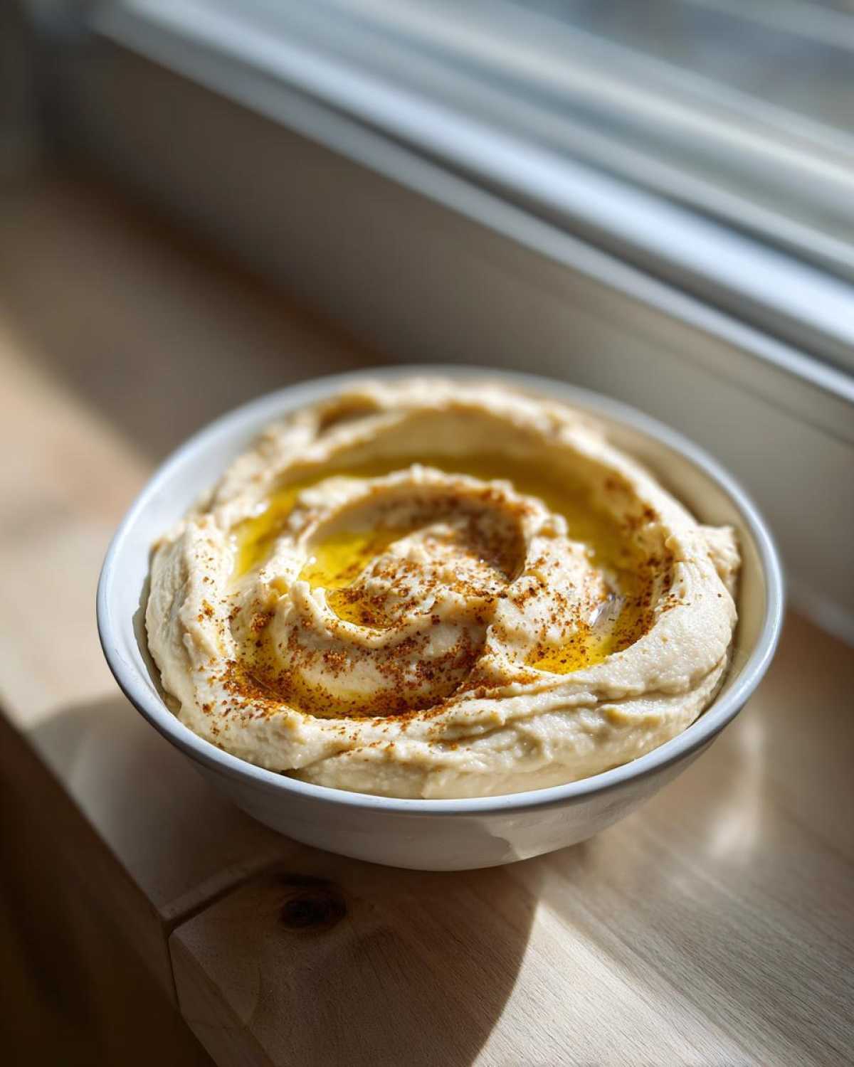 Roasted Garlic Hummus (Creamy & No Tahini Needed) - detail 1