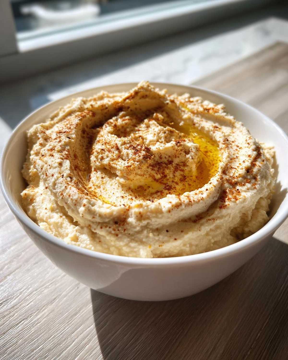 Roasted Garlic Hummus (Creamy & No Tahini Needed) - detail 2
