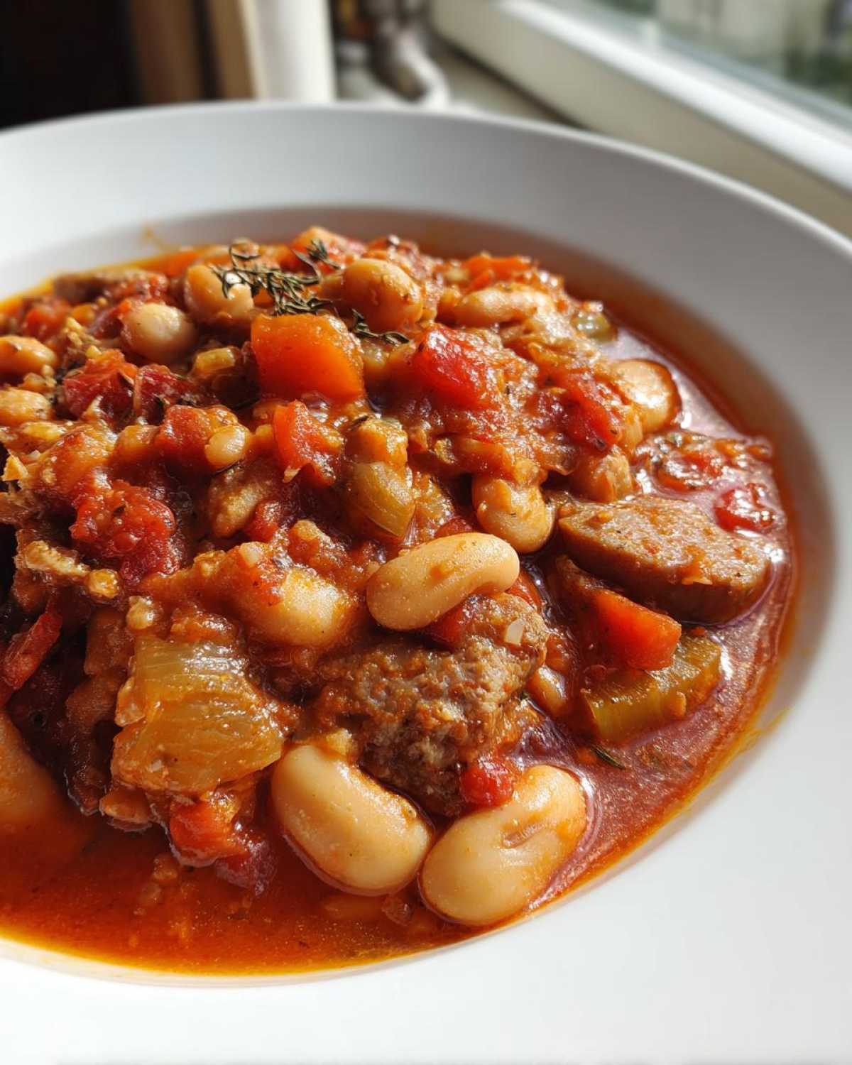 Sausage and Bean Cassoulet for a Cozy Sunday - detail 3