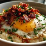 Savory Oatmeal with Bacon and Egg (Game Changer!)