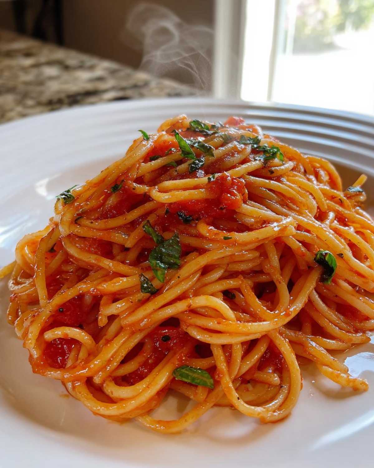 Simplest Ever Tomato Basil Pasta (Fresh & Fast) - detail 1