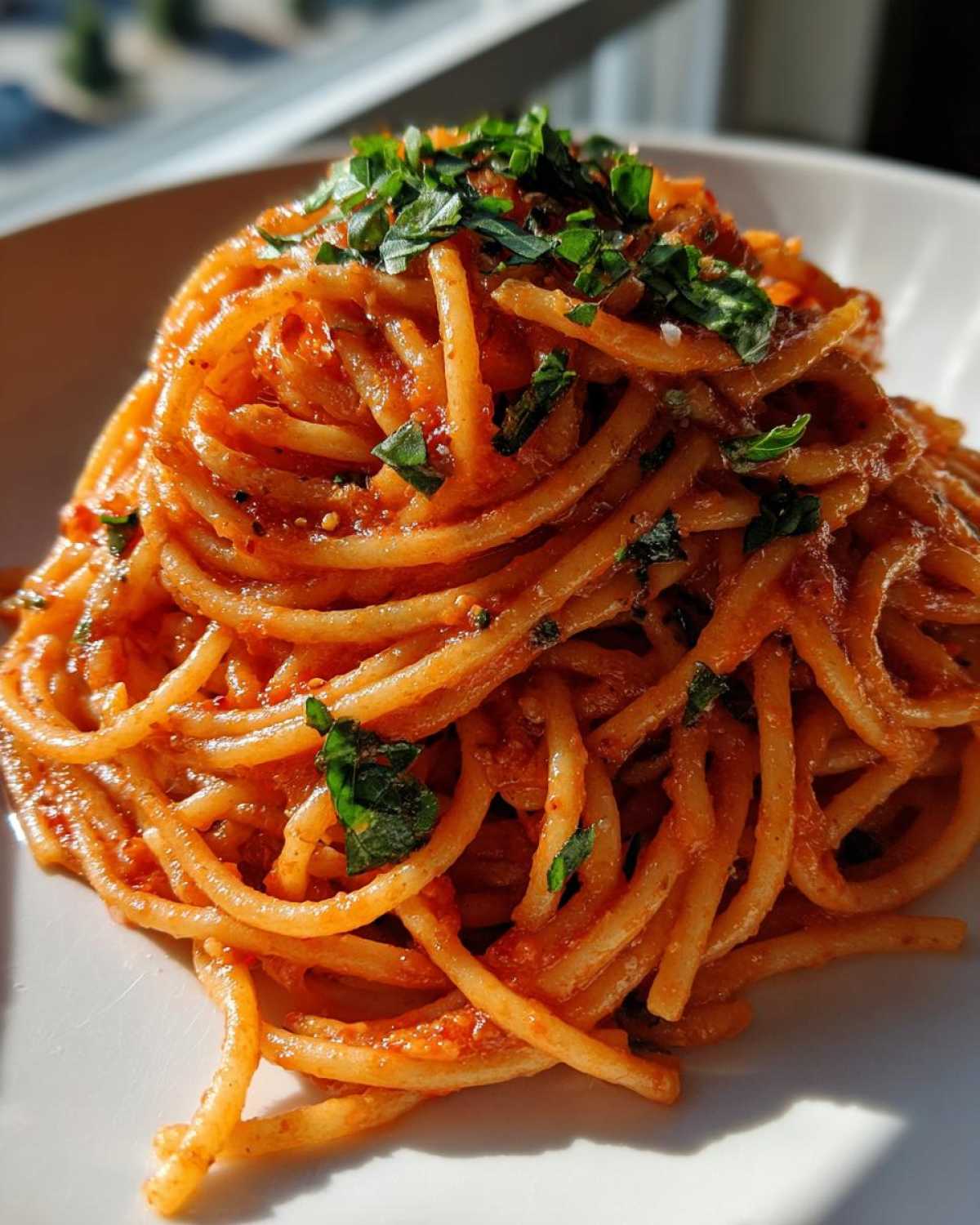 Simplest Ever Tomato Basil Pasta (Fresh & Fast) - detail 3