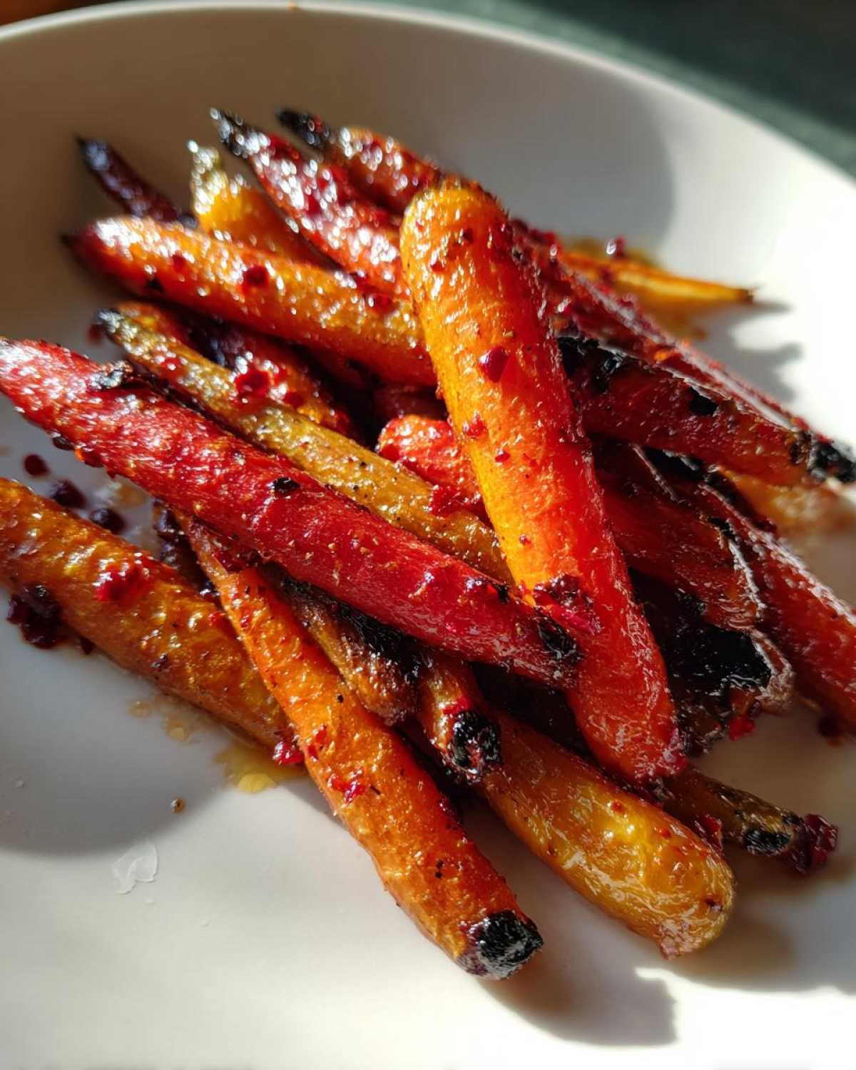 Spicy Harissa Roasted Carrots (Flavorful Side Dish) - detail 3