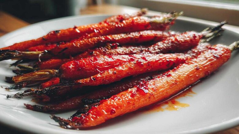 Spicy Harissa Roasted Carrots (Flavorful Side Dish)