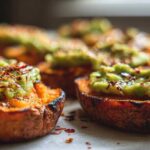 Sweet Potato Toast Bites with Avocado (Whole30 Snack)
