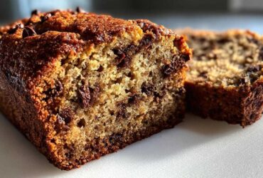 Vegan Chocolate Chip Banana Bread (Moist & Fluffy)
