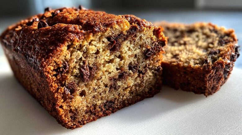 Vegan Chocolate Chip Banana Bread (Moist & Fluffy)