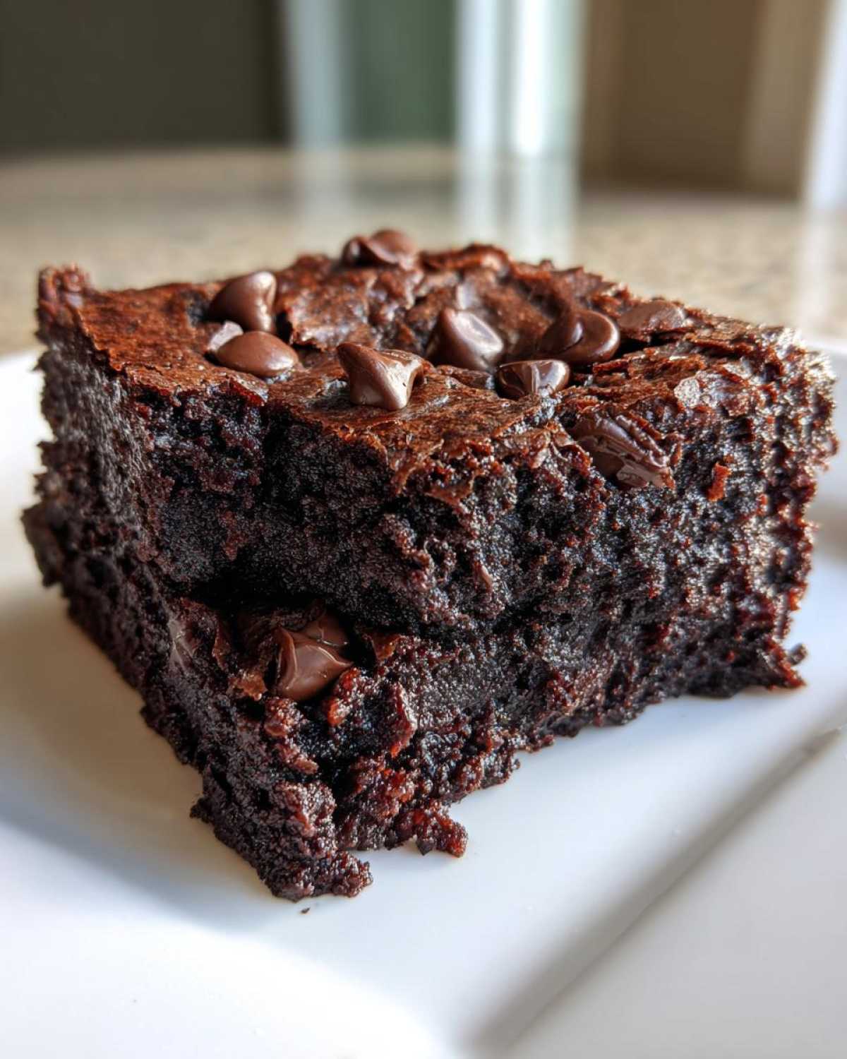 Vegan Fudgy Brownies (Secret Ingredient: Black Beans) - detail 2