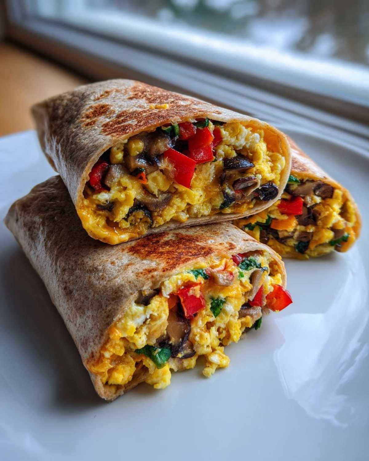 Veggie-Packed Breakfast Burritos (Freezer-Friendly) - detail 1
