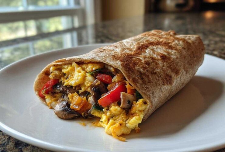 Veggie-Packed Breakfast Burritos (Freezer-Friendly)