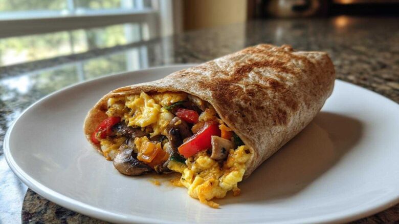 Veggie-Packed Breakfast Burritos (Freezer-Friendly)