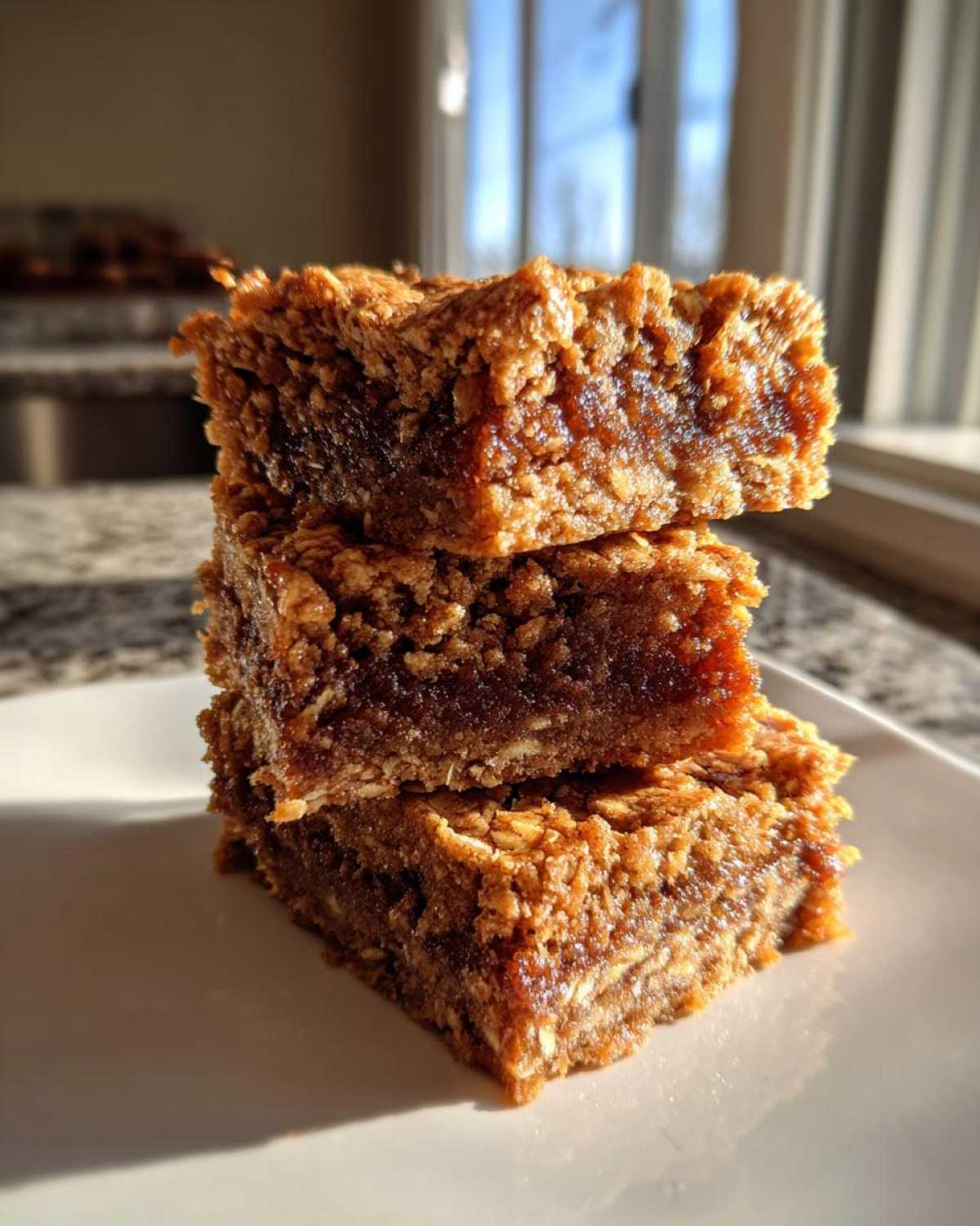 Warm Gingerbread Oat Bars (Winter Dessert Fix) - detail 3