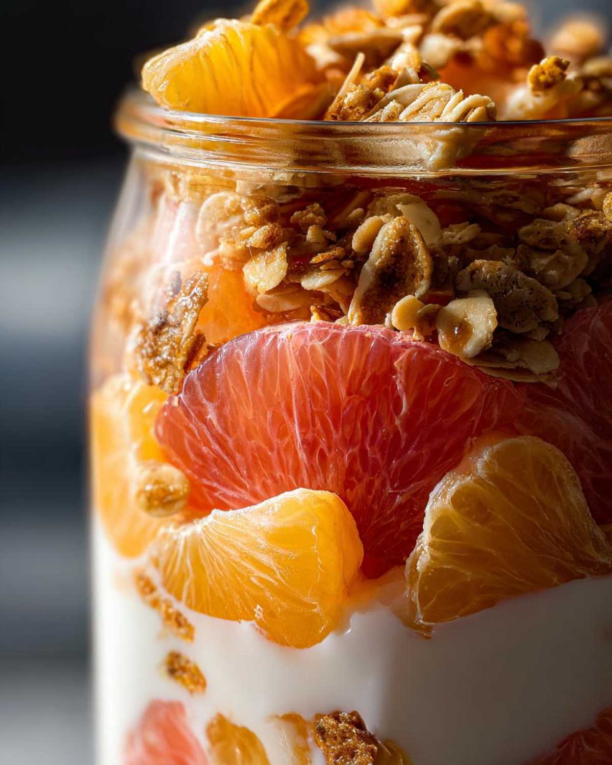Winter Citrus Yogurt Parfait (Vitamin C Boost) - detail 4