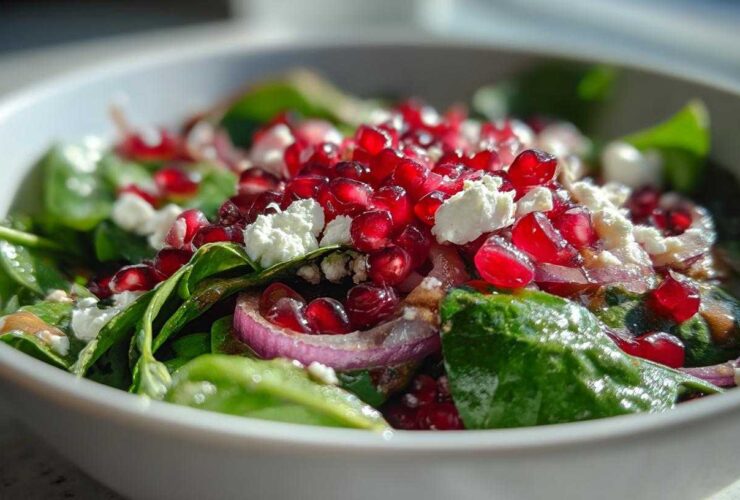 Winter Jewel Salad (Pomegranate & Feta Festive Bowl)