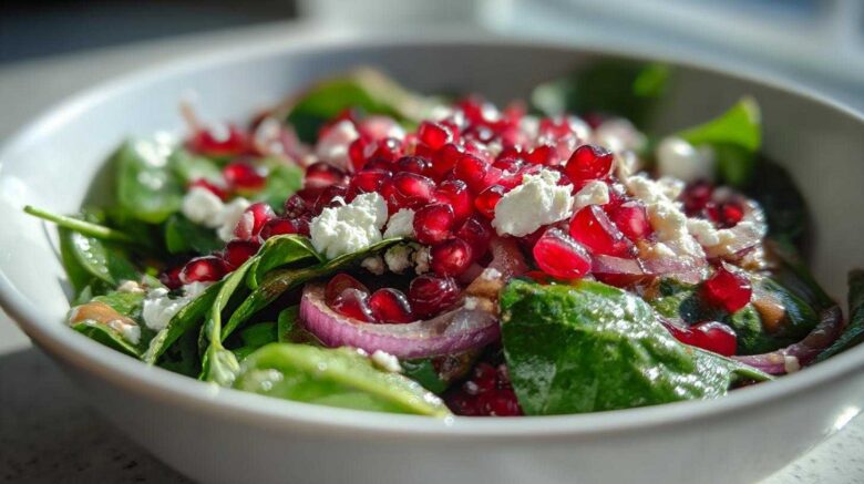 Winter Jewel Salad (Pomegranate & Feta Festive Bowl)